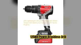 125Nm Brushless Cordless Drill Heavy Duty Power Tool