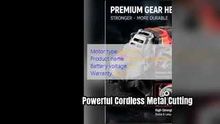 21V Brushless Cordless Angle Grinder Fast Metal Cutting