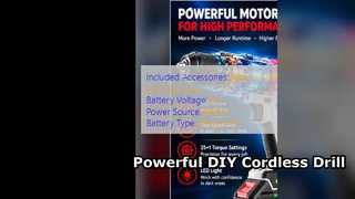 Best Lightweight 20V Cordless Drill for Home DIY Projects