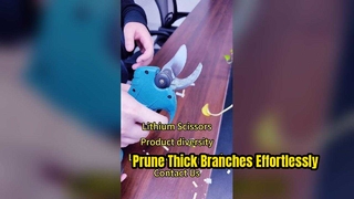 video for lithium battery wireless pruning scissors 